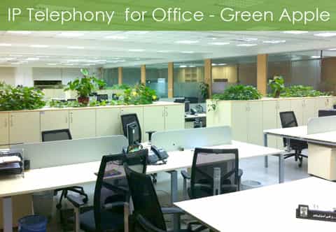 IP Telephony Solution for Office Green Apple